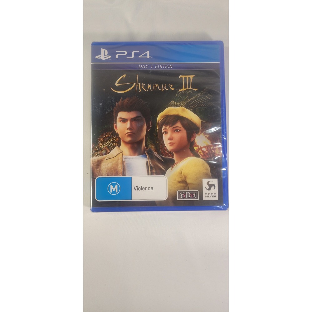 Shenmue III Day 1 Edition Sony PlayStation 4 PS4 New Sealed PAL Version
